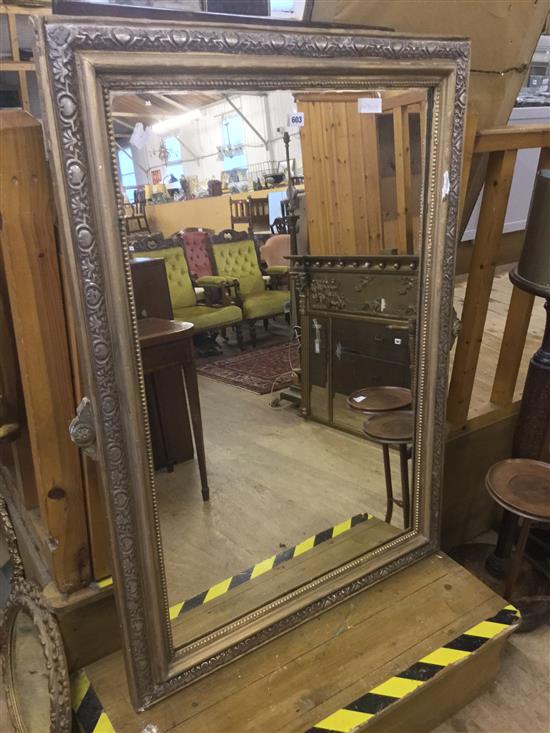 Gilt wall mirror